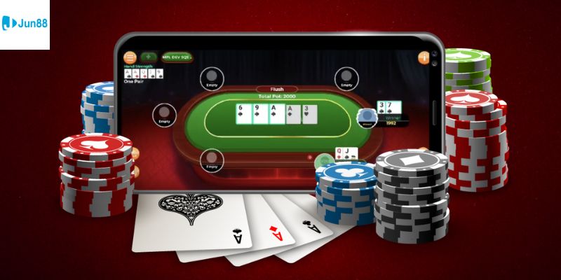 Mẹo chơi poker trực tuyến dễ kiếm tiền tại Jun88